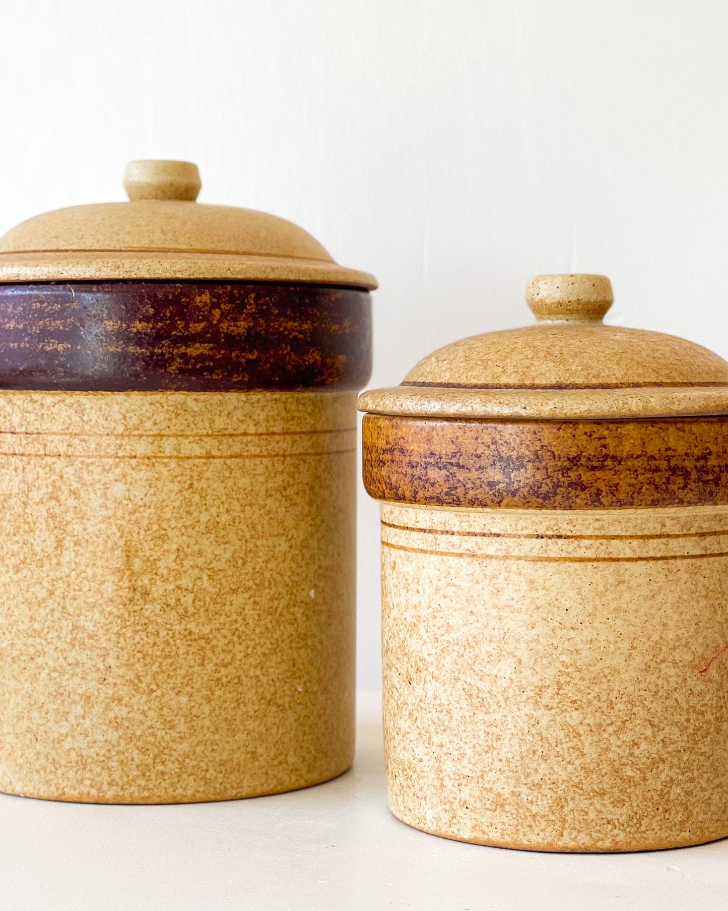 Stoneware Storage Containers (Set of 2)