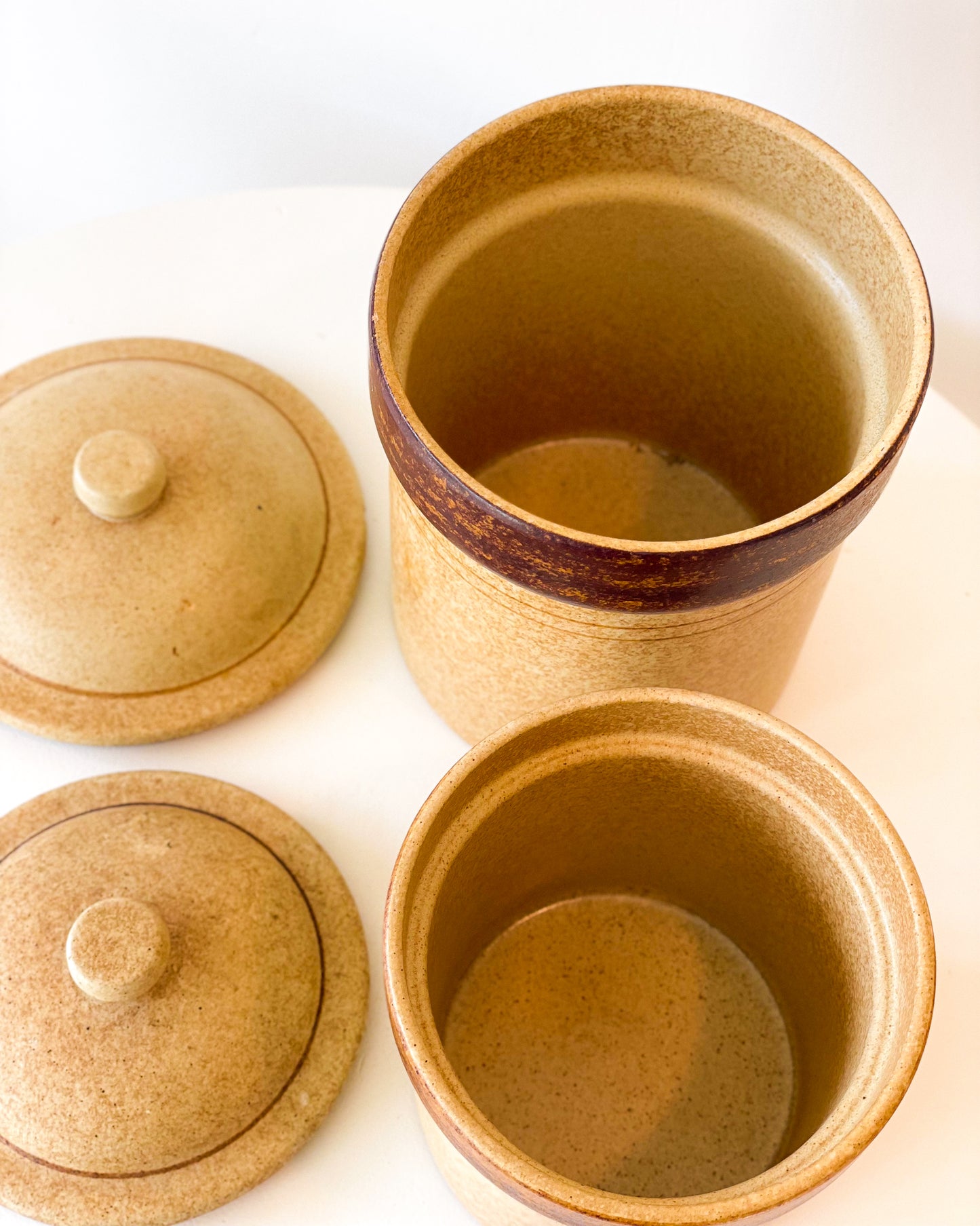 Stoneware Storage Containers (Set of 2)