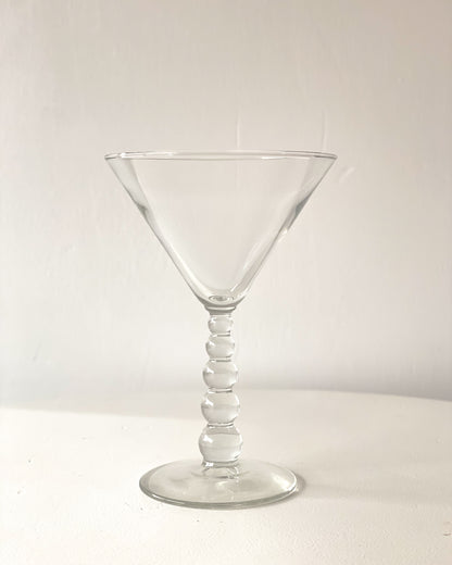Beaded Stem Cocktail Glasses (set of 2)