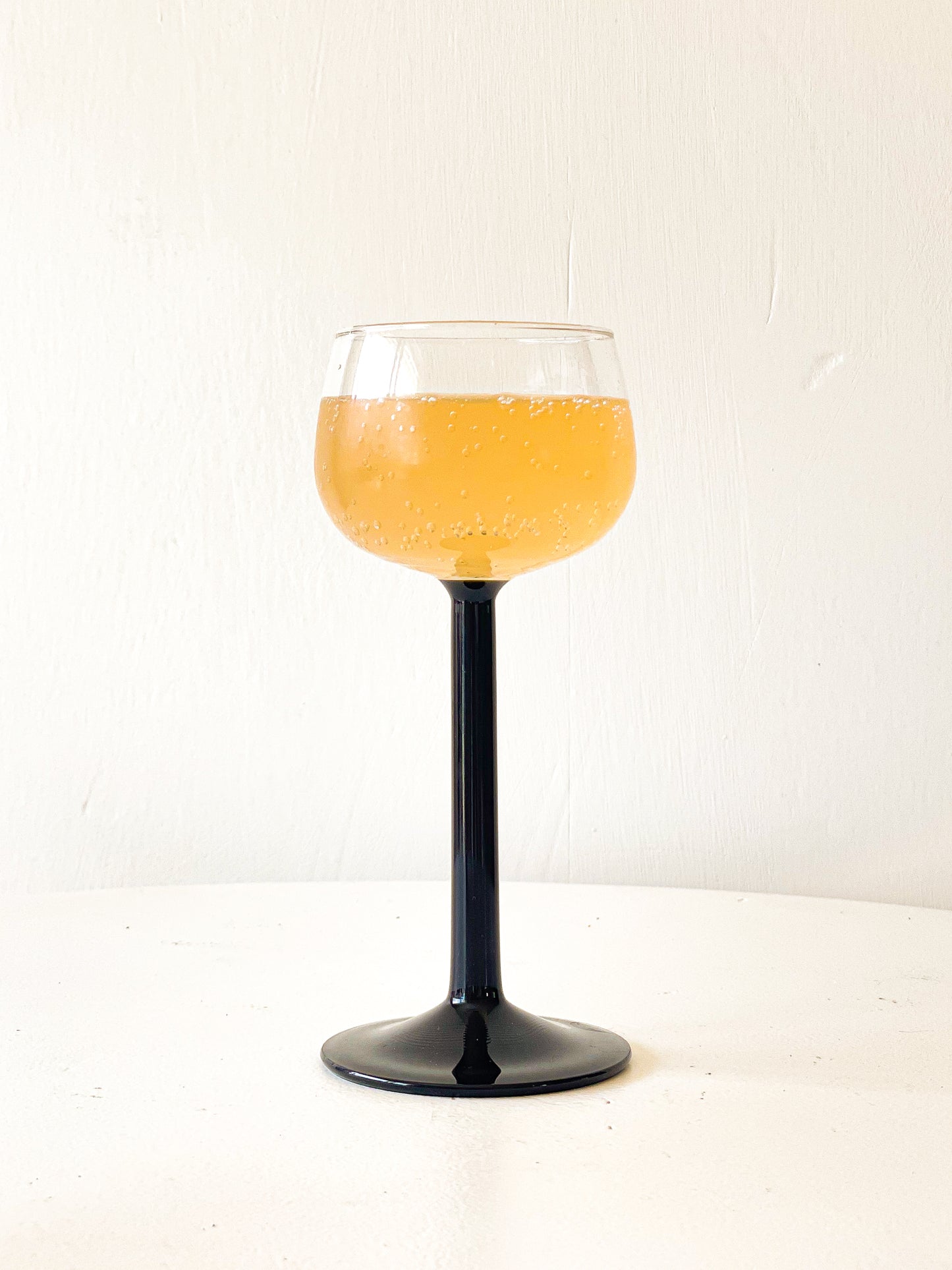 French Black Stem Aperitif Glasses (10 available)