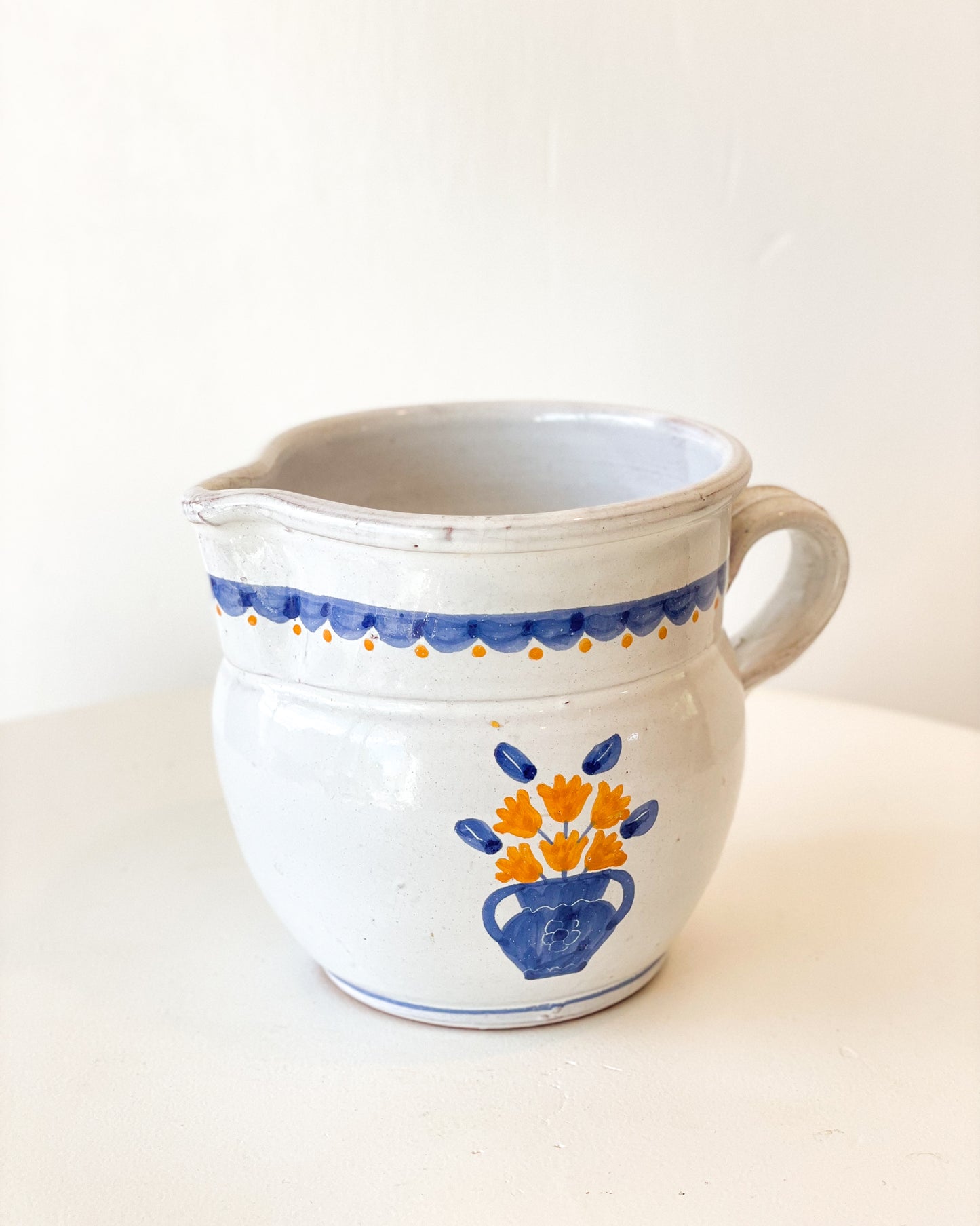 Hand Painted Pitcher