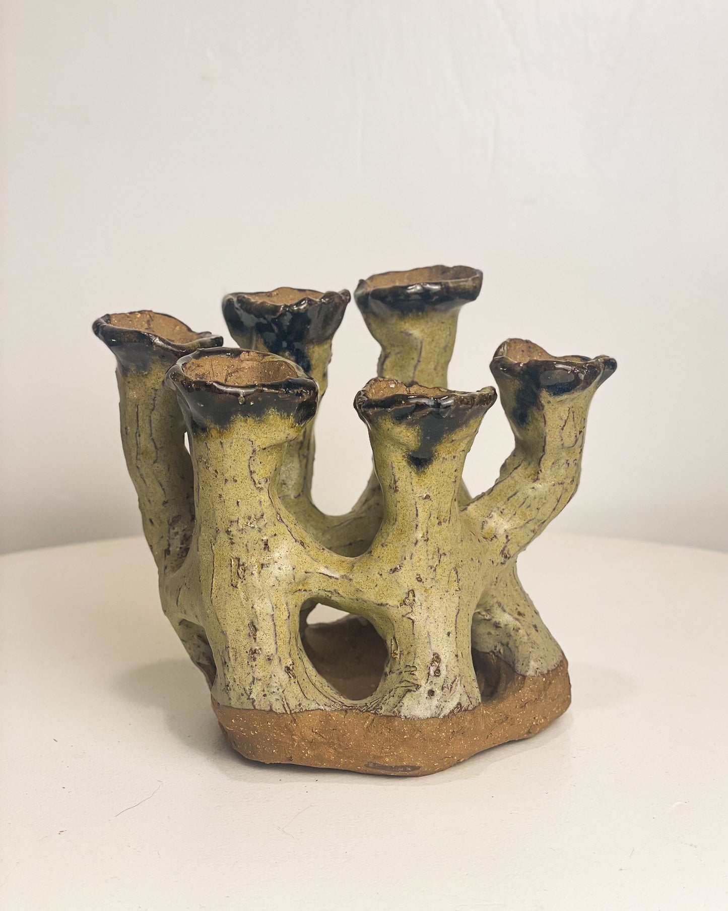Studio Pottery Candelabra