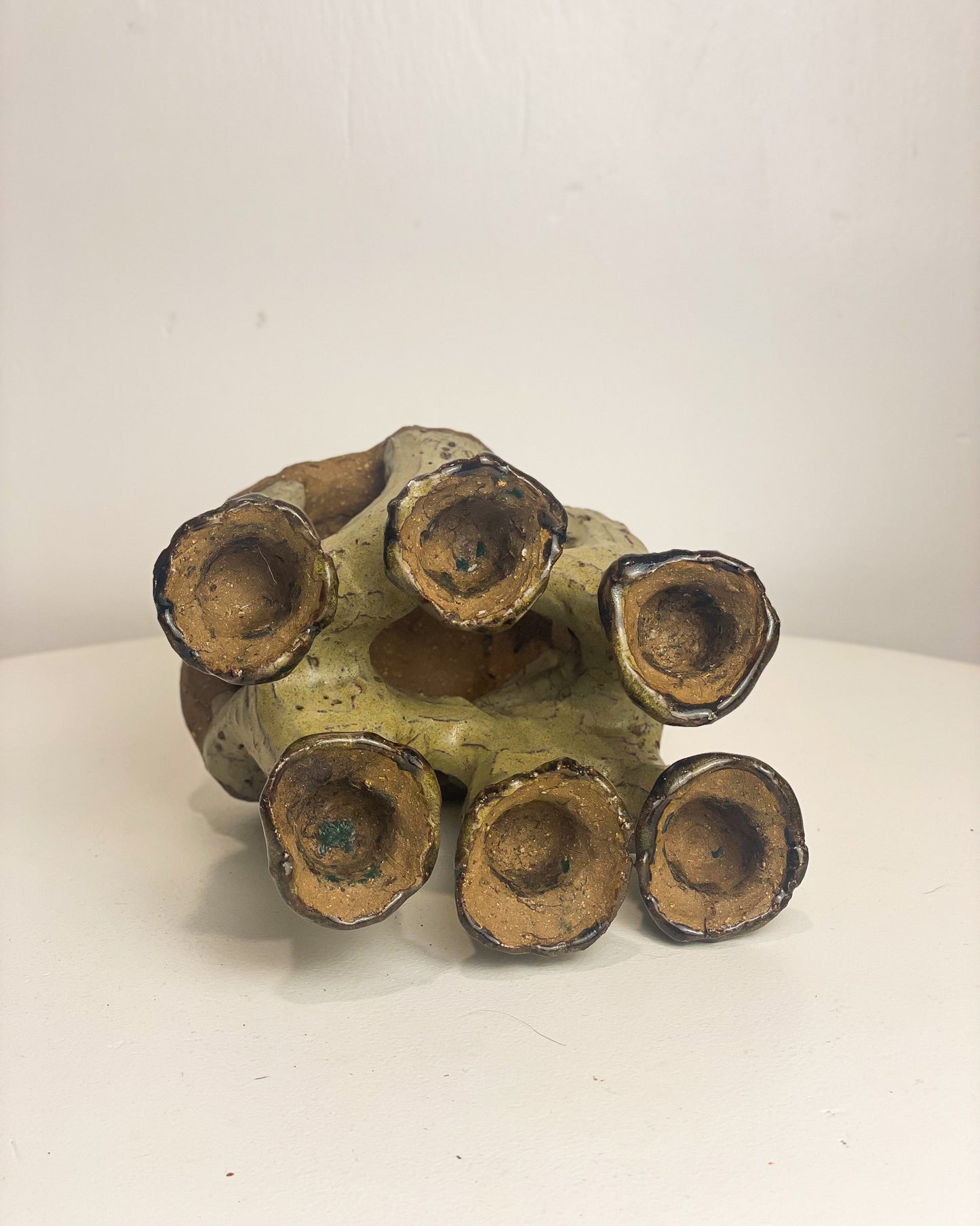 Studio Pottery Candelabra