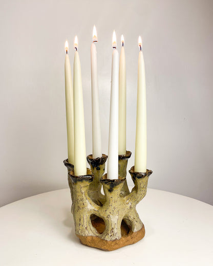 Studio Pottery Candelabra