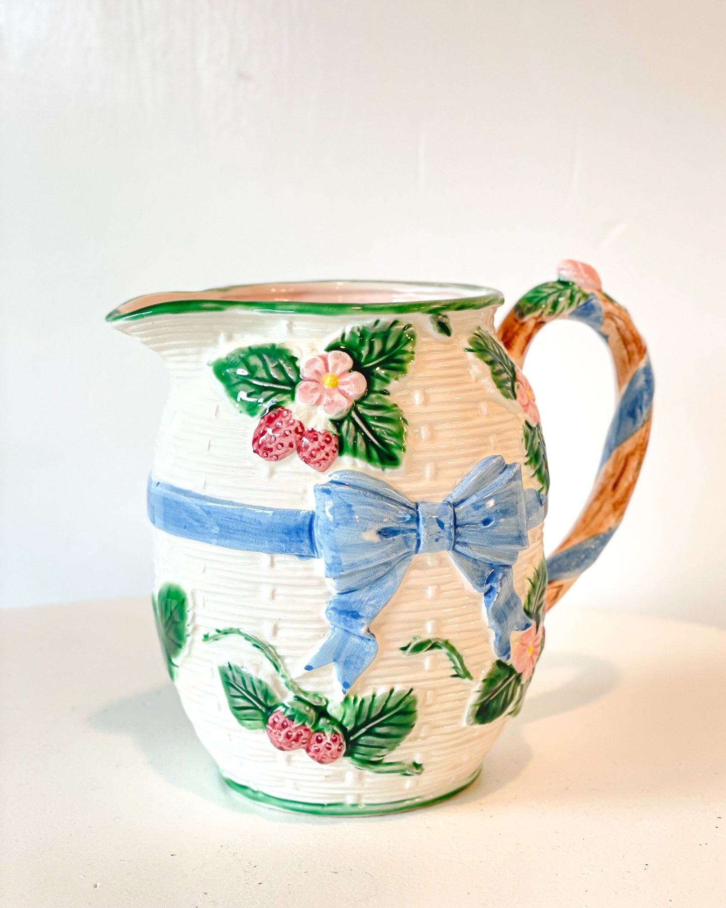 Bow & Berry Pitcher