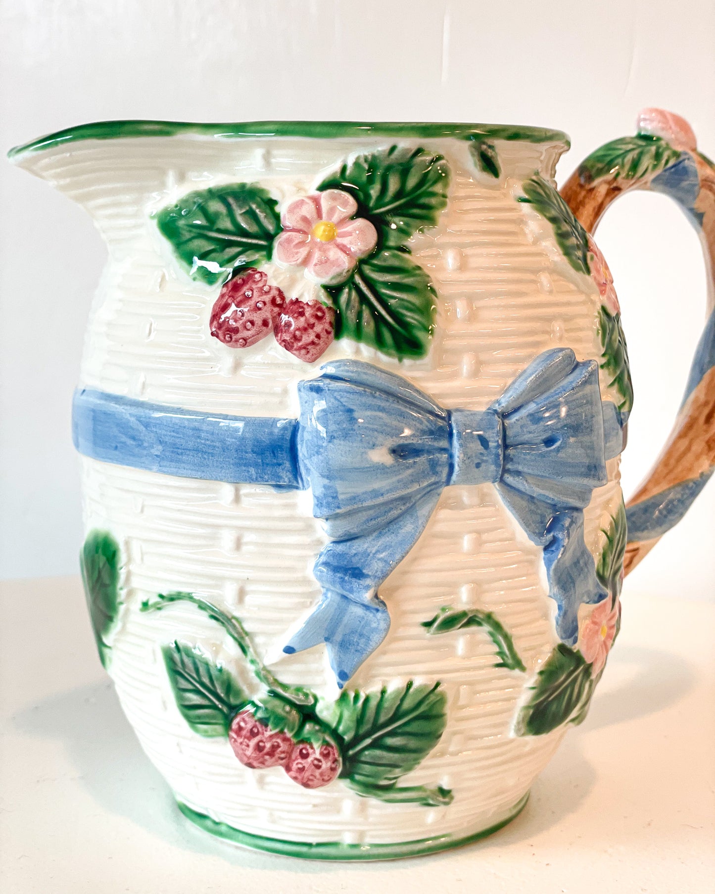 Bow & Berry Pitcher