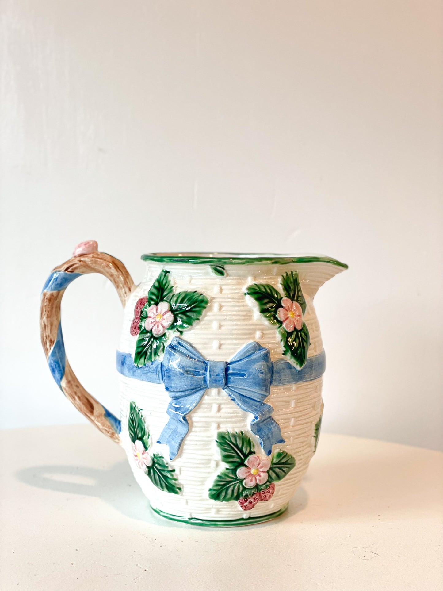 Bow & Berry Pitcher