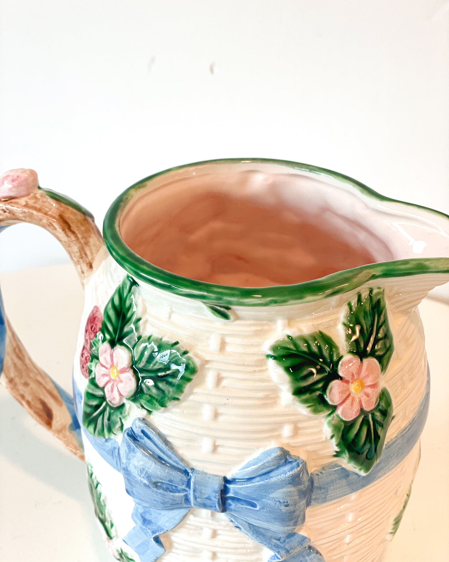 Bow & Berry Pitcher