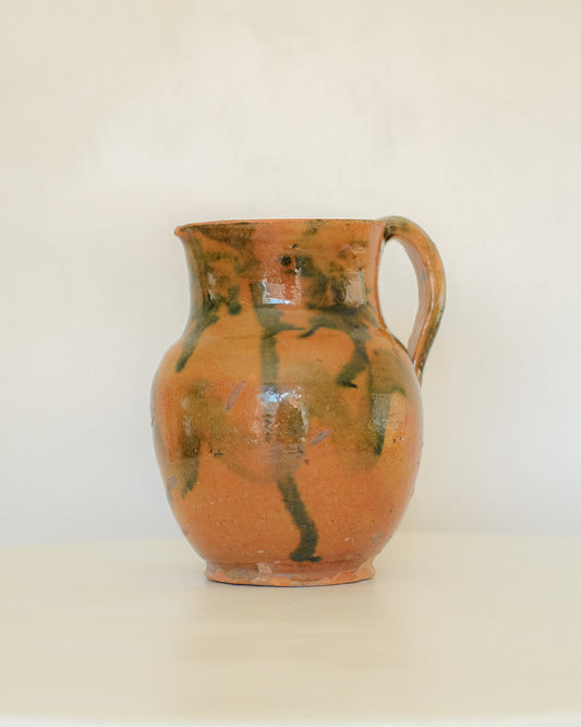 Terracotta Studio Pottery Pitcher