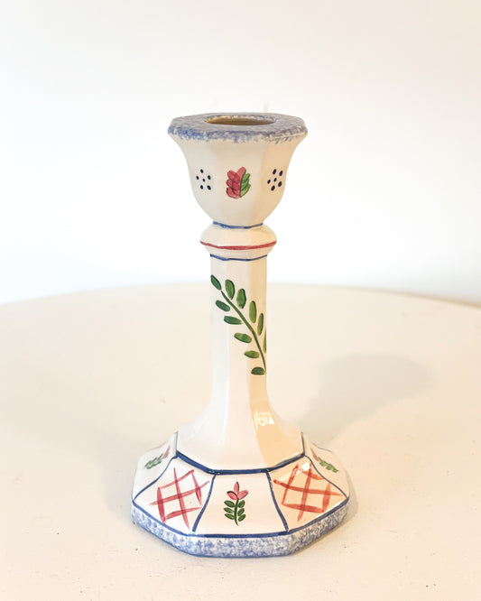 Hand-painted Candlestick Holder