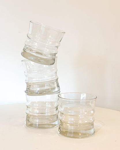 Wavy Rocks Glasses (set of 4)