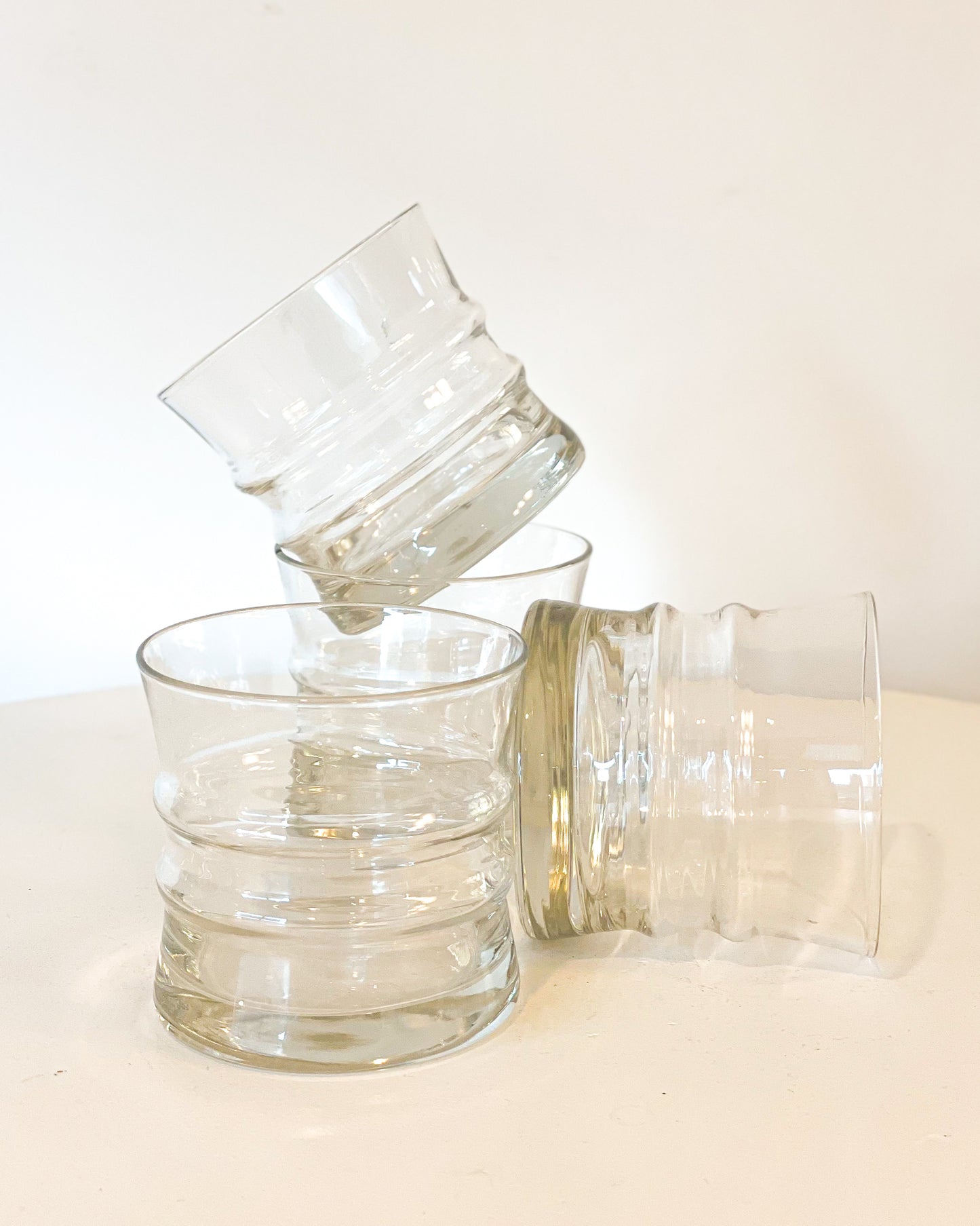Wavy Rocks Glasses (set of 4)